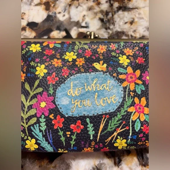 NATURAL LIFE Colorful Floral Wristlet Clutch - Picture 2 of 13